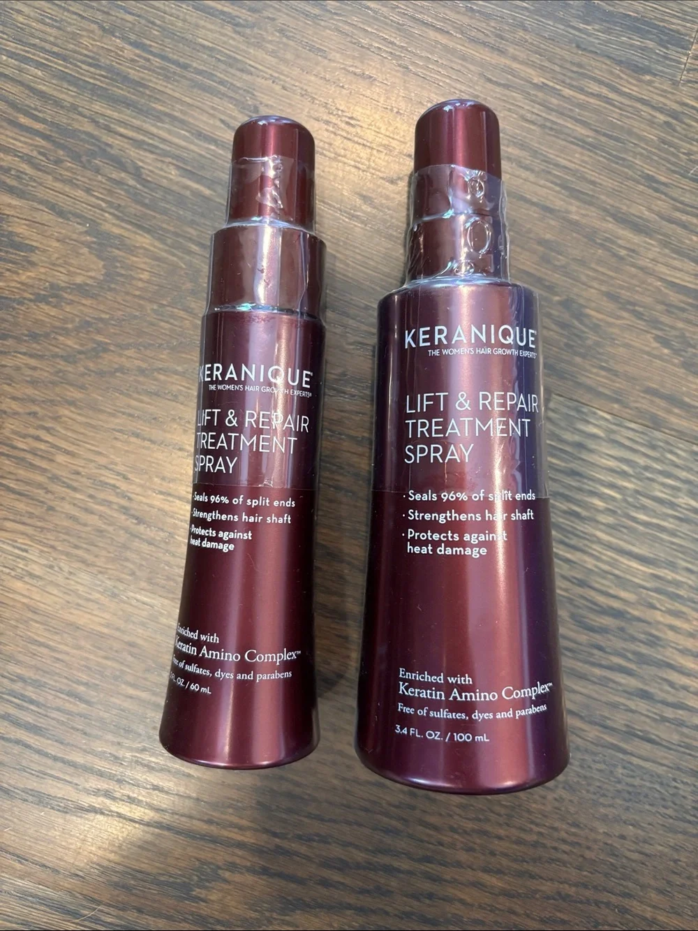 Keranique Lift & Repair Treatment Spray - Deep Burgundy
